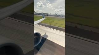 Volume UP Westjet take off in Antigua westjet boeing anu aviation [upl. by Ydnat]