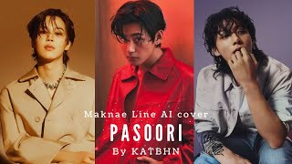 BTS Jimin V and Jungkook AI cover Pasoori Ali Sethi x Shae Gill Coke Studio Season 14 [upl. by Born]