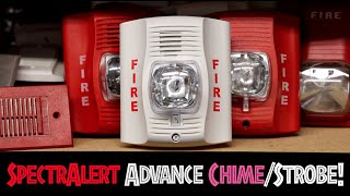 Unusual Sounding Fire Alarm  System Sensor SpectrAlert Advance CHSW ChimeStrobe Unboxing amp Test [upl. by Hiltner973]