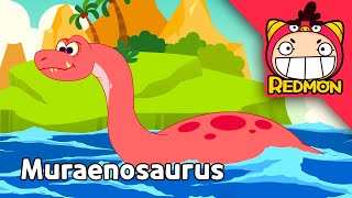 Muraenosaurus  Dino Rescue Team  4K cartoon  REDMON [upl. by Nohsauq]