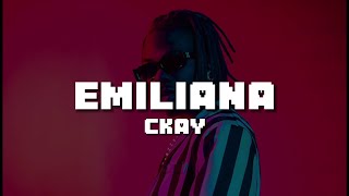 Ckay  Emiliana  Lyrics [upl. by Mott]