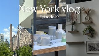 🚖New York vlog Brooklyn Roosevelt Island Bakeri Glossier Panorama Room best food cafe hopping [upl. by Arada]