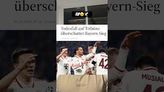 Todesfall beim Bayern Spiel…🕊️ [upl. by Ydnerb]