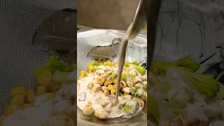 Healthy Salad with homemade dressing salad celebrity recipe trending shorts youtubeshorts [upl. by Wrightson]