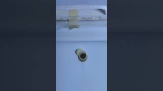 Frigidaire refrigerator  Leaking waterclogged drain line appliancerepair [upl. by Anurag]