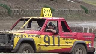 Alpena Michigan Bump And Run Racing Alpena County Fair Grounds 2016 [upl. by Bolten823]