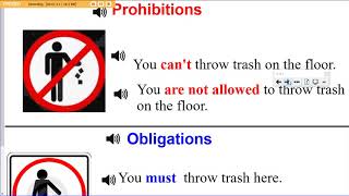 interchange 2 unit 14 modals for permission prohibition and obligation [upl. by Enowtna292]