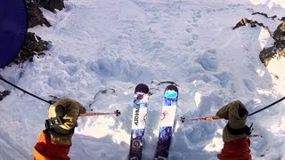 Freeride Skiing POV  Red Bull Beyond the Line 2013 [upl. by Adriell]