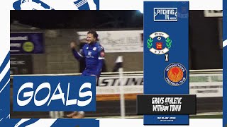 GOALS Grays Athletic FC V Witham Town FC 30124 [upl. by Reisfield]