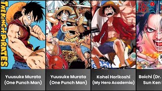 One Piece Characters drawn by other Famous Mangaka’s [upl. by Kovar277]