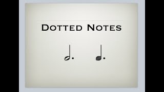 Free Music Theory  Dotted Notes Explained [upl. by Dulce]