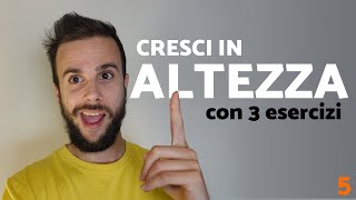 CRESCERE IN ALTEZZA  Più alti con 3 esercizi  Estensione e flessione della colonna  Ep 5 [upl. by Hu]