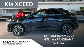 Kia XCEED MY2024 15 TGDI 160KM 7DCT GTLine z PANORAMĄ w kolorze Black Pearl  4K [upl. by Eigroeg]