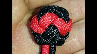 How To Tie A Pineapple Knot From a 5Lead 4bight turkshead knot [upl. by Ecirted]