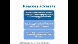 Curso de Farmacologia Aula 31  Inibidores da sintese proteica parte I [upl. by Lemieux]