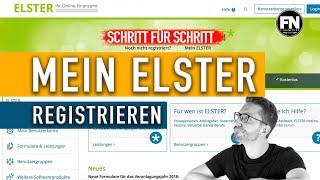 Mein Elster Registrierung  Mein Elster Aktivierung  Elster online anmelden [upl. by Call687]