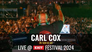 EXIT 2024  Carl Cox hybrid set at mts Dance Arena FULL SHOW [upl. by Supen]