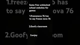 2 unblocked game websites for school tell me if u want more milliondollarbabyfypシ゚viral unblocker [upl. by Phenica]