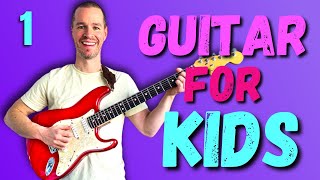 Guitar Lesson For Kids  Part 1  Absolute Beginner Series guitar kids [upl. by Palmore]