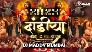 Dandiya 2024  Hindi amp Retro  DJ Maddy Mumbai  Nonstop Garba Dj Song  Trending Songs [upl. by Meeharbi]