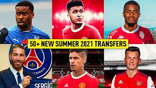 ALL NEW CONFIRMED TRANSFER IN SUMMER 2021 UNTIL NOW  w GUEHI PALACE RAMOS SANCHO MANCHESTER UTD [upl. by Philipines]