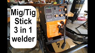 Vevor Mig 270 quot3 in 1quot welding machine Mig Tig Stick  Reviewed Coffee and tools ep 364 [upl. by Aleekahs]