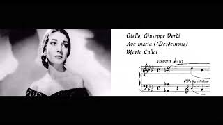 quotAve Mariaquot Otello G Verdi  Maria Callas Most angelic and expressive Desdemona [upl. by Telocin]