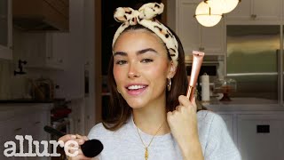 Madison Beers 10 Minute Beauty Routine for a Glowy Blush Look  Allure [upl. by Ana963]