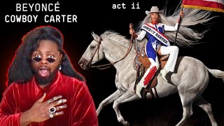 Beyoncé  COWBOY CARTER  FULL ALBUM REACTIONREVIEW First Time [upl. by Launam]