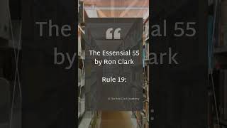 The Essential 55 by Ron Clark  Rule 19 [upl. by Katzman]