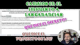 Cambios en el Impuesto a las Ganancias Empleados en Relacion de Dependencia 2023 y 2024 [upl. by Zimmerman]