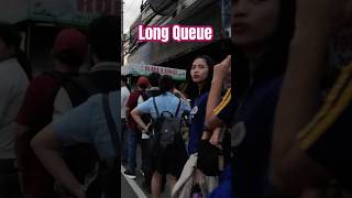 Long Queue to the jeepney in the Philippines angelescity pampanga philippines [upl. by Nereil486]