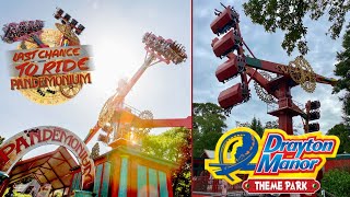 Goodbye Pandemonium Drayton Manor Announce Closure Of Thrill Ride [upl. by Desmond589]