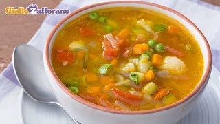 MINESTRONE DI VERDURE FATTO IN CASA [upl. by Nivlag]