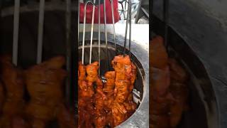 Half down 💪tandoori chicken😭 recipe😱food foodie music ❤️ [upl. by Ybrad905]