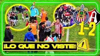 ⚠️ Se brincó la afición Pleito y Reacción de jugadores en el Chivas vs Atlas del PlayIn [upl. by Ymmik]