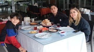 TATİLE GİDİŞ YOLCULUĞUMUZ VLOG  BUNGALOV TATİLİ [upl. by Anived275]