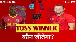 West Indies vs England 3rd ODI 2024  Full Match Highlights amp Key Momentsquot Toss winner today [upl. by Esmerolda650]