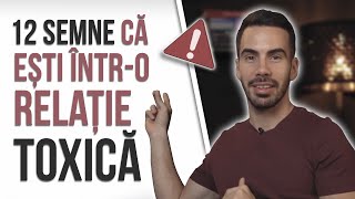 12 semne ca esti intro relatie toxica [upl. by Otanutrof253]