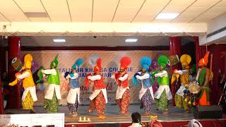 Bhangra World Cup 2021  CHANDIGARH UNIVERSITY 1position  Lyallpur Khalsa CollegeJalander [upl. by Gazo106]