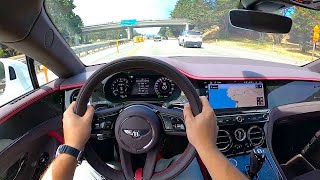 2025 Bentley Continental GT Speed First Edition PHEV  POV Test Drive Binaural Audio [upl. by Rosenberger247]