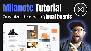 Milanote tutorial for beginners building a second brain [upl. by Cochran319]