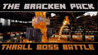 Minecraft Data Pack Fighting The Thrall Boss in The Dormis Dimension [upl. by Mara350]