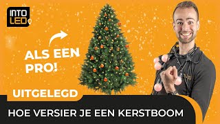 Je Kerstboom versieren als een pro met kerstverlichting [upl. by Enalb]