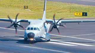 REJECTED TAKEOFF CASA C295 Portugal Air Force at Madeira Airport [upl. by Melodie904]