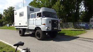 IFA Treffen Ludwigsfelde 2023 Ein IFA W 50 und ein IFA L 60 verlassen die Veranstaltung [upl. by Maharba214]