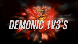 DEMONIC 1v3 PVP EDIT  3 GAMES  LOST ARK [upl. by Aissyla]