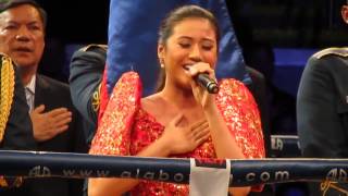 MORISSETTE AMON sings The Philippine National AnthemLupang Hinirang [upl. by Hulburt]