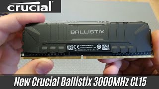 New Crucial Ballistix 3000MHz CL15 Review ★ Micron EDie ★ BL8G30C15U4B BL2K8G30C15U4B D9VPP [upl. by Anneliese66]