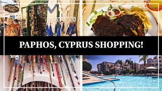 PAPHOS CYPRUS  THINGS I BOUGHT AND PLACES TO VISIT [upl. by Garaway]